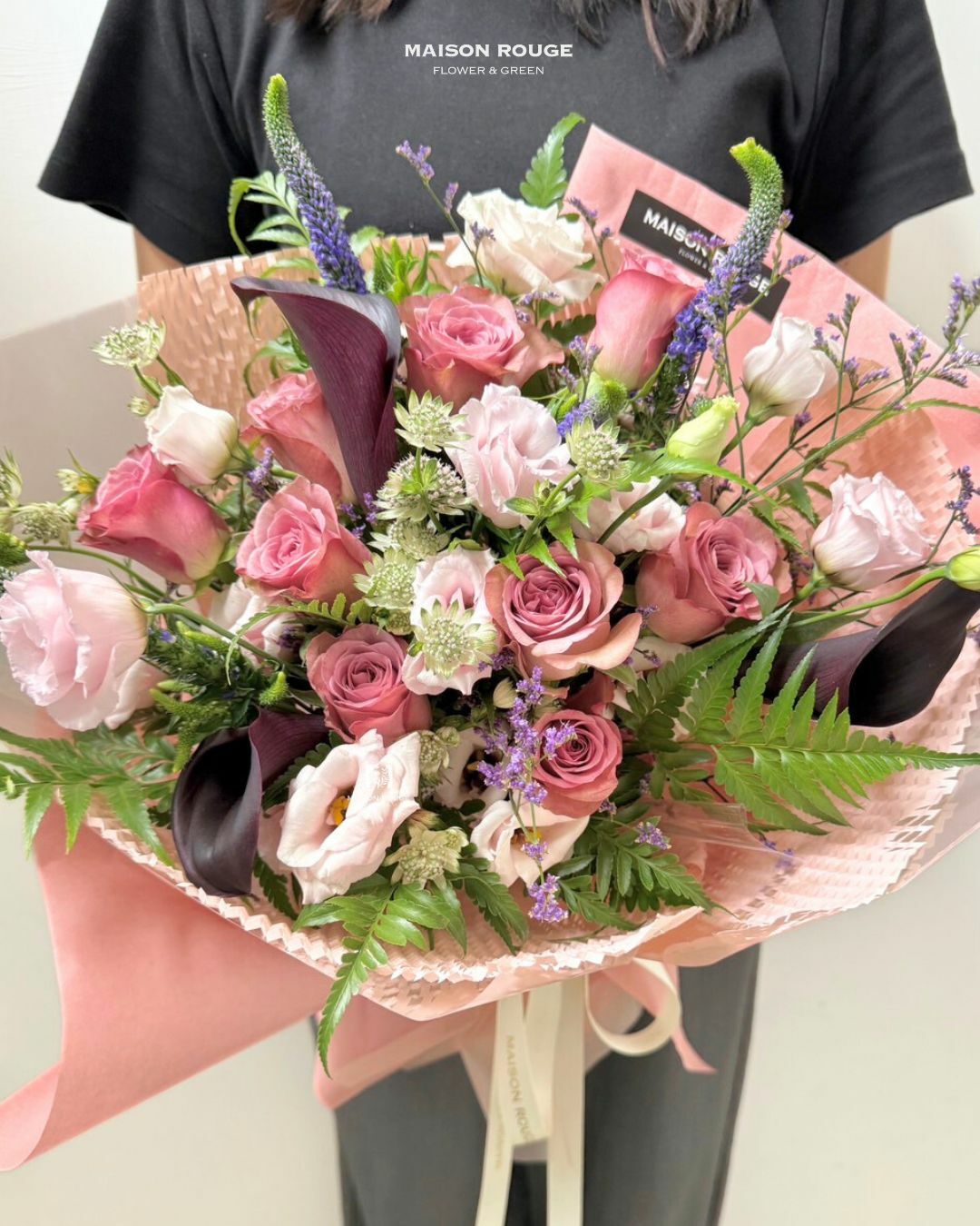 貳樓有花・粉色花束