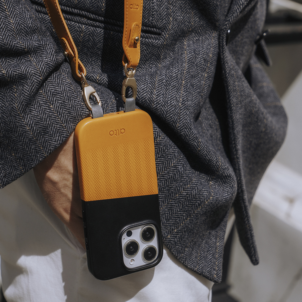 Alto Herring 16系列磁吸壓紋皮革手機殼 (4色)