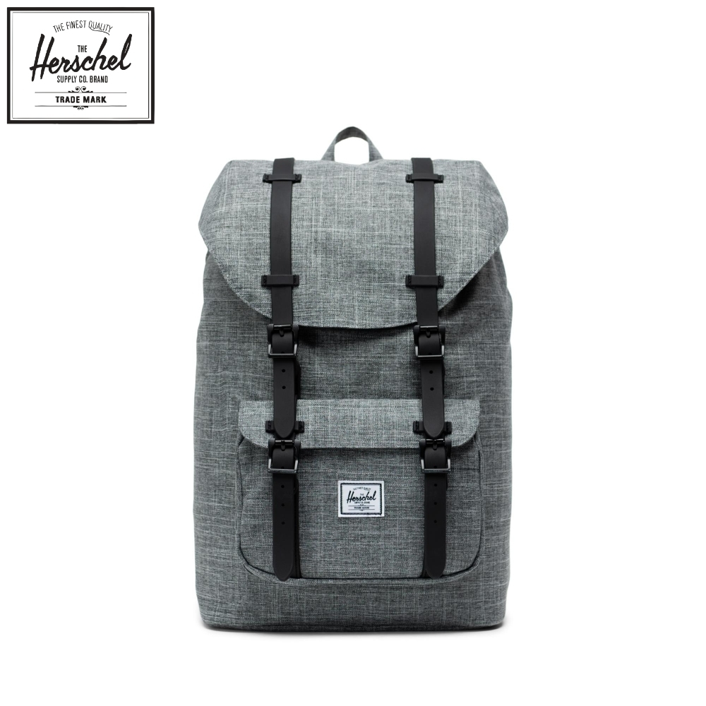 【Herschel】Little America 中容量 17L 13吋 後背包-淺麻灰