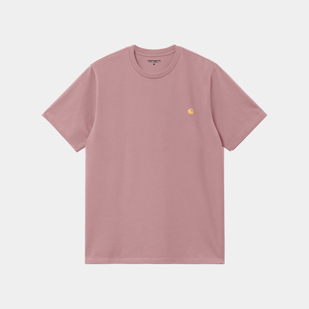 Tシャツ・カットソー Carhartt Pastel pink cotton S/S Chase t-shirt Carhartt WIP tシャツ 「carhartt WIP」カーハート S/S CHASE T