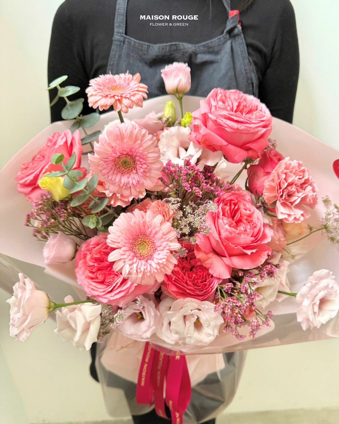 貳樓有花・桃粉色花束
