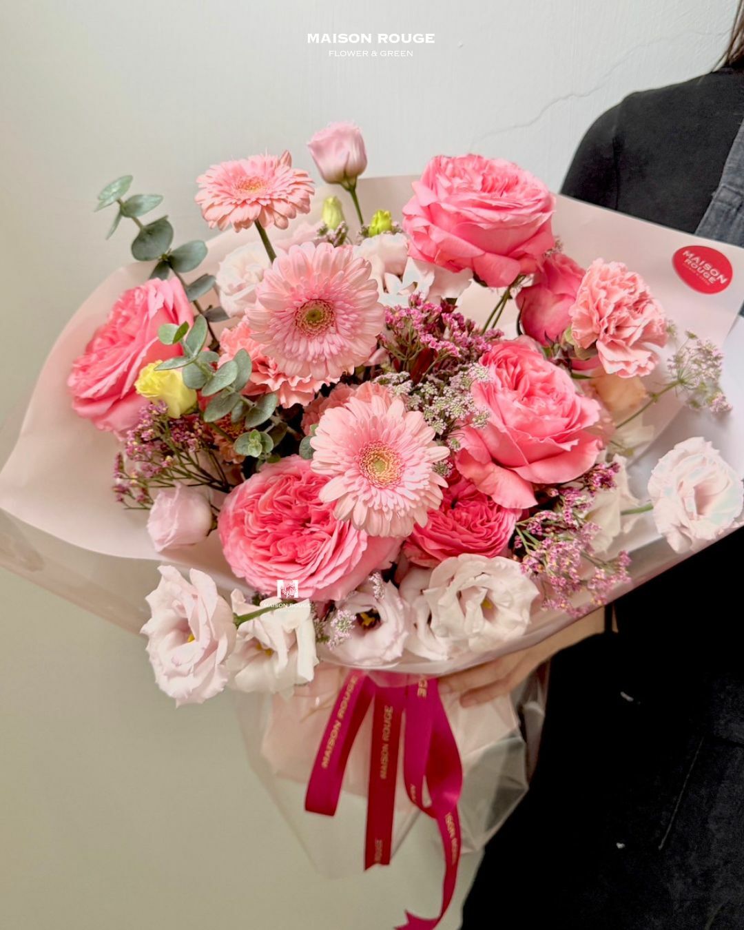 貳樓有花・桃粉色花束