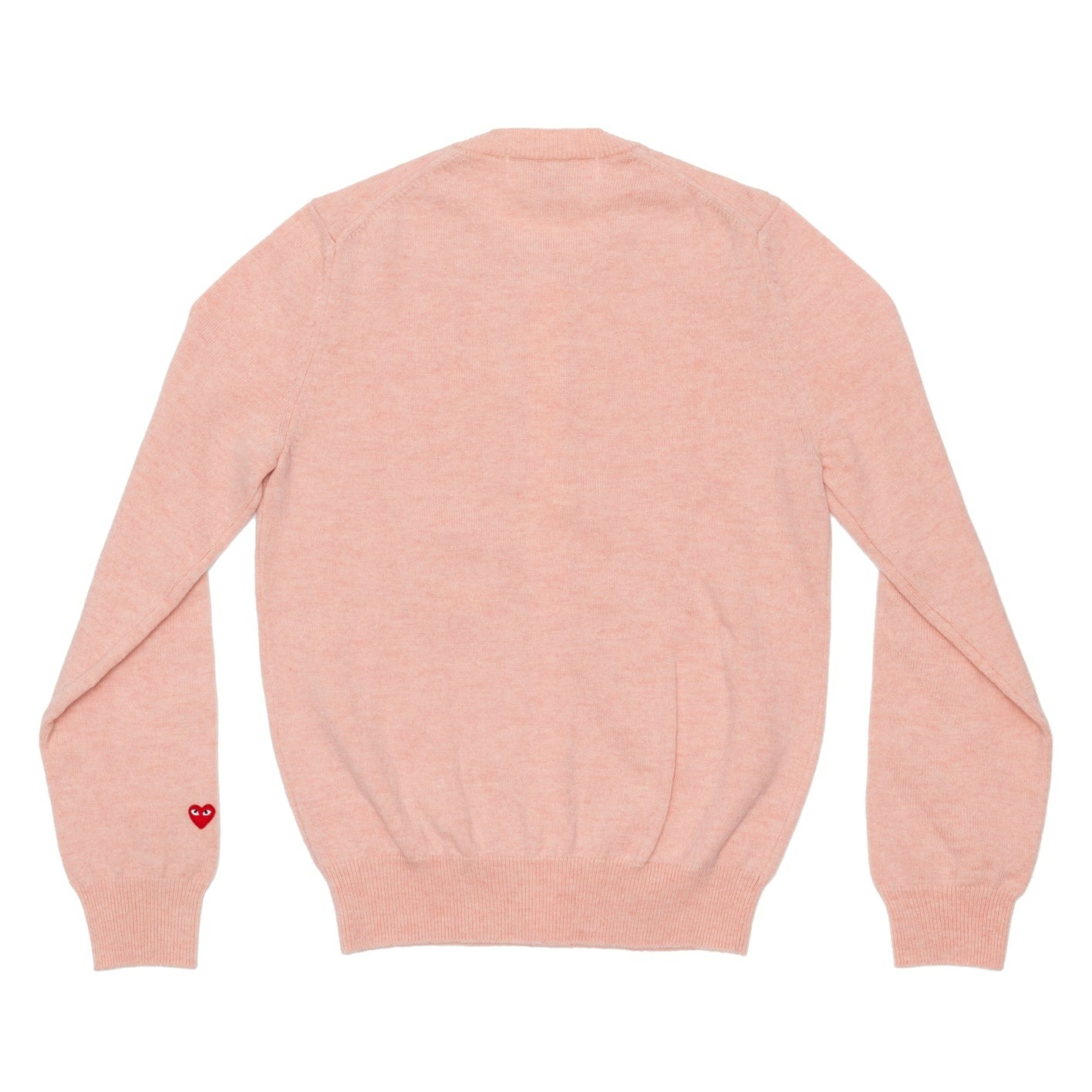 預購┃日本製 男女共版 川久保玲 CDG PLAY 羊毛 刺繡 小愛心 紅愛心 圓領 針織 外套