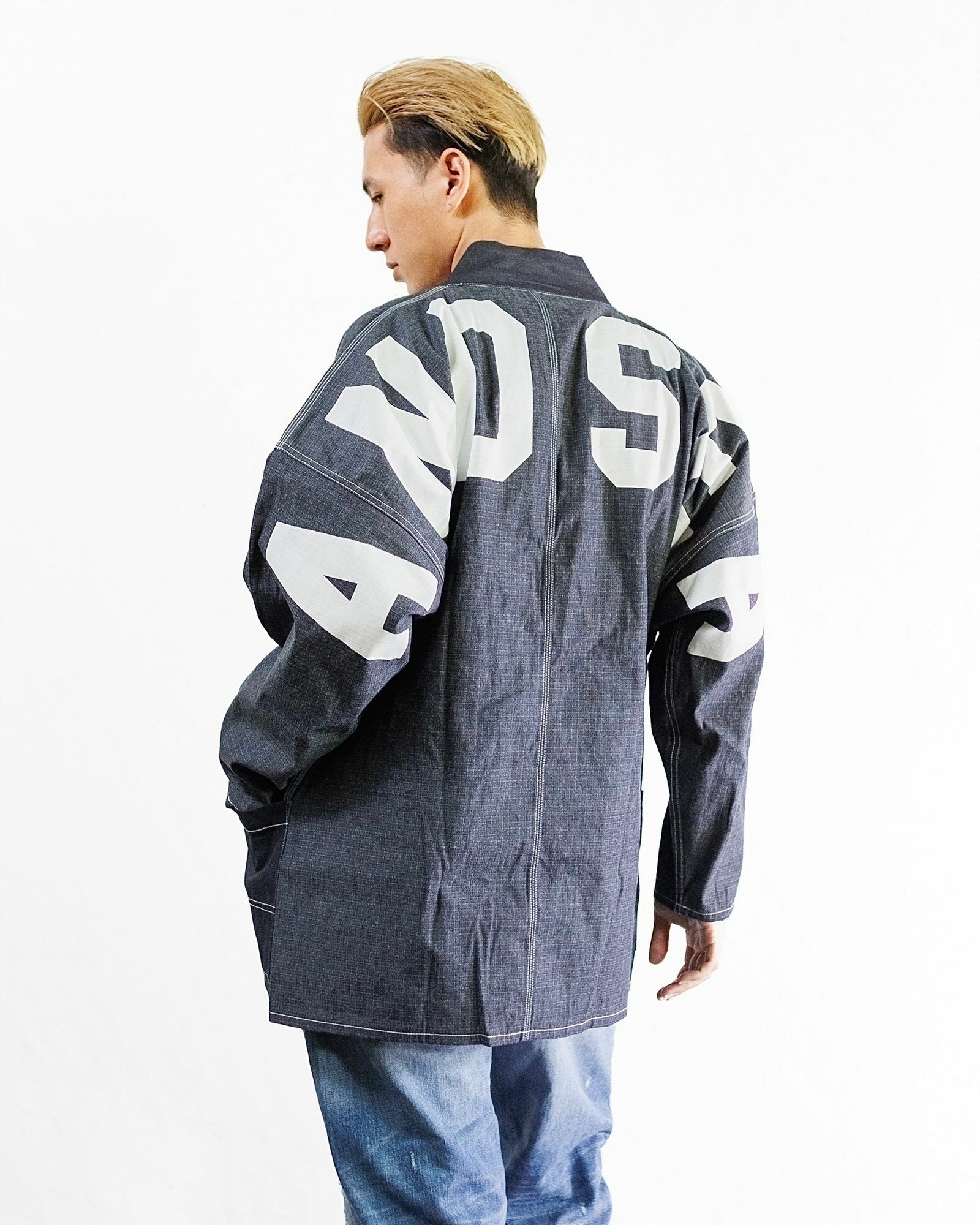 RE-STOCK: FDMTL JAPAN x WIND AND SEA WIND HAORI INDIGO JACKET - PRE ORDER ITEM (預訂中)