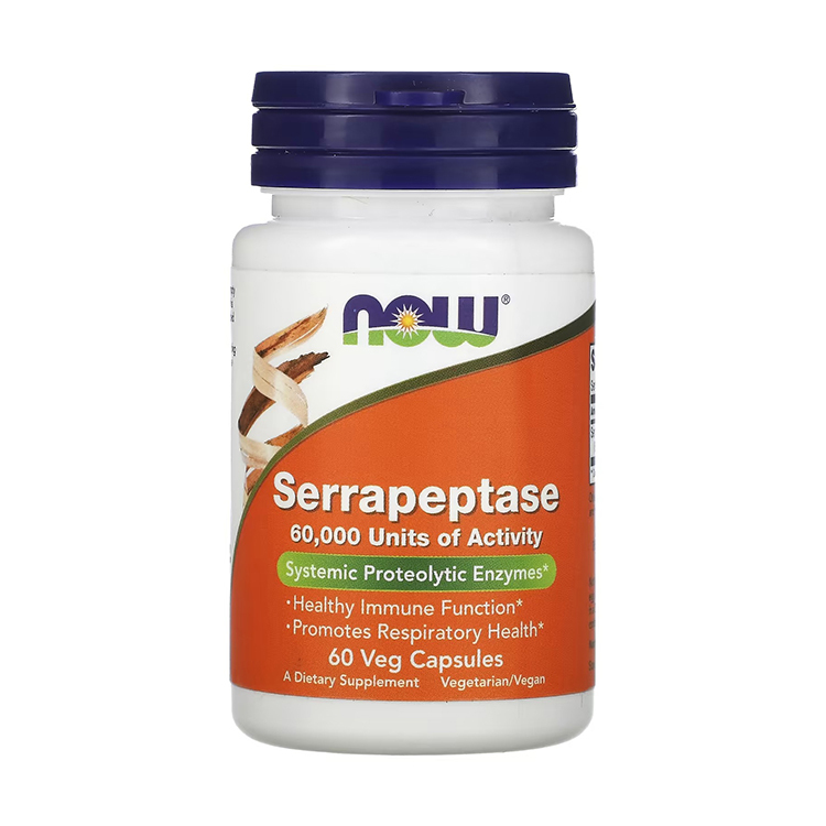 NOW Foods, Serrapeptase, 60 Veg Capsules