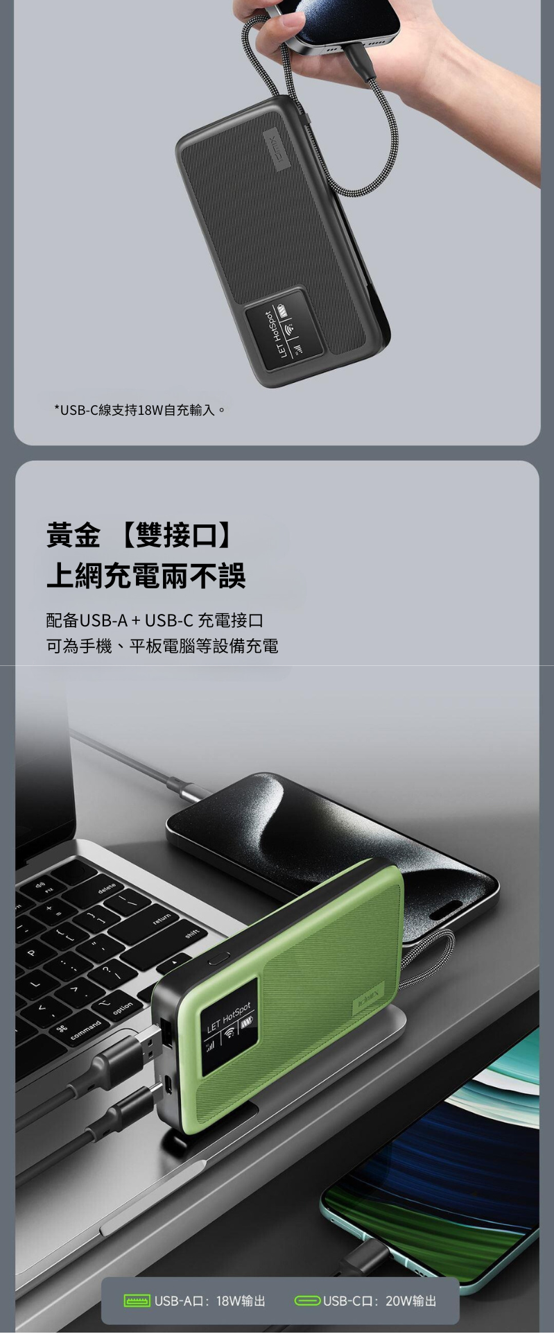 idmix 隨身4G WiFi行動電源 WP4