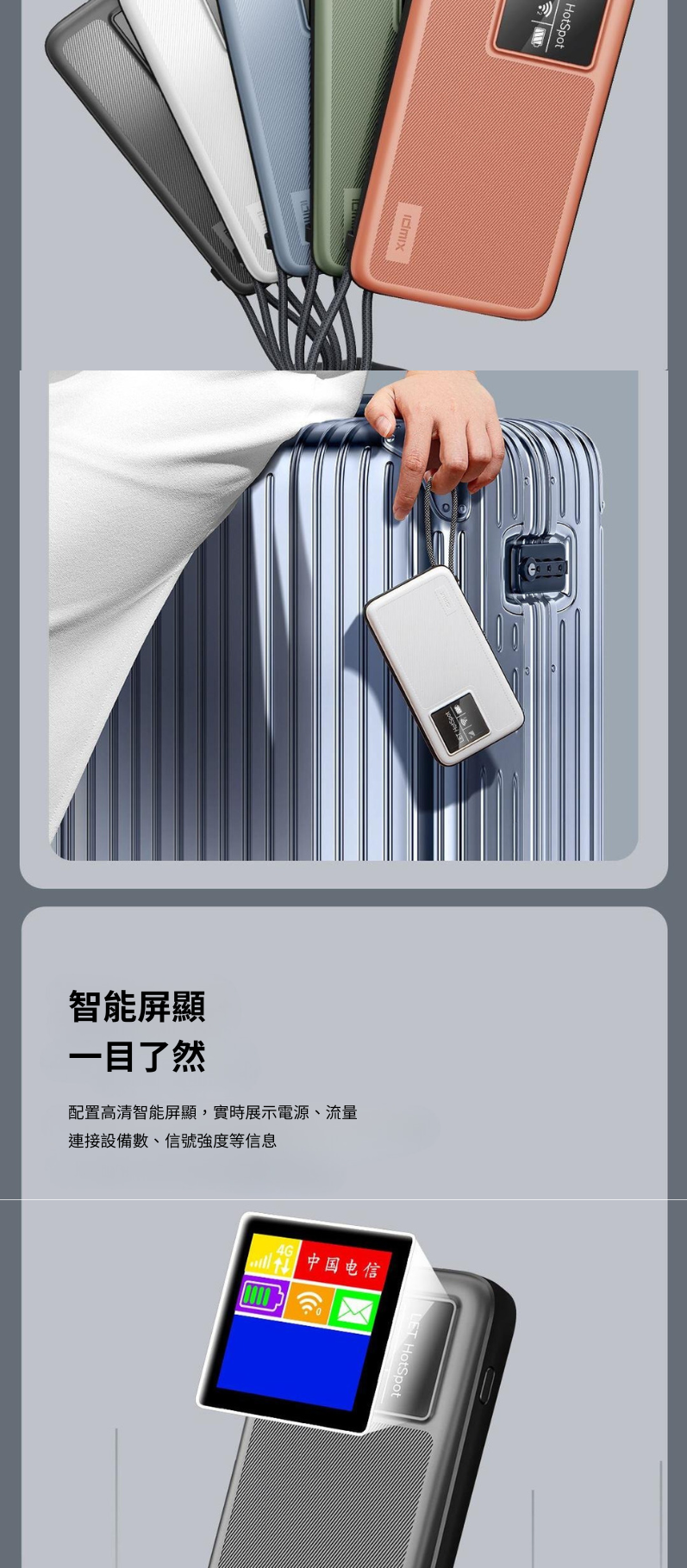 idmix 隨身4G WiFi行動電源 WP4