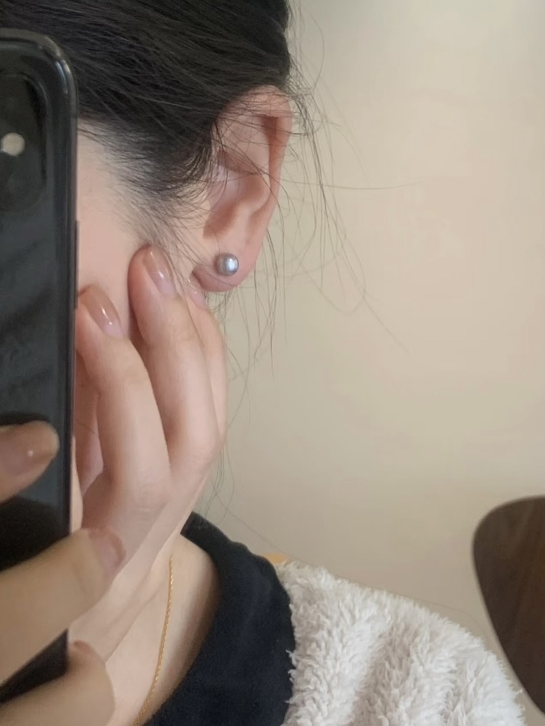 <快速出貨> 🇺🇸 Belle De Mer 淡水珍珠純銀耳環