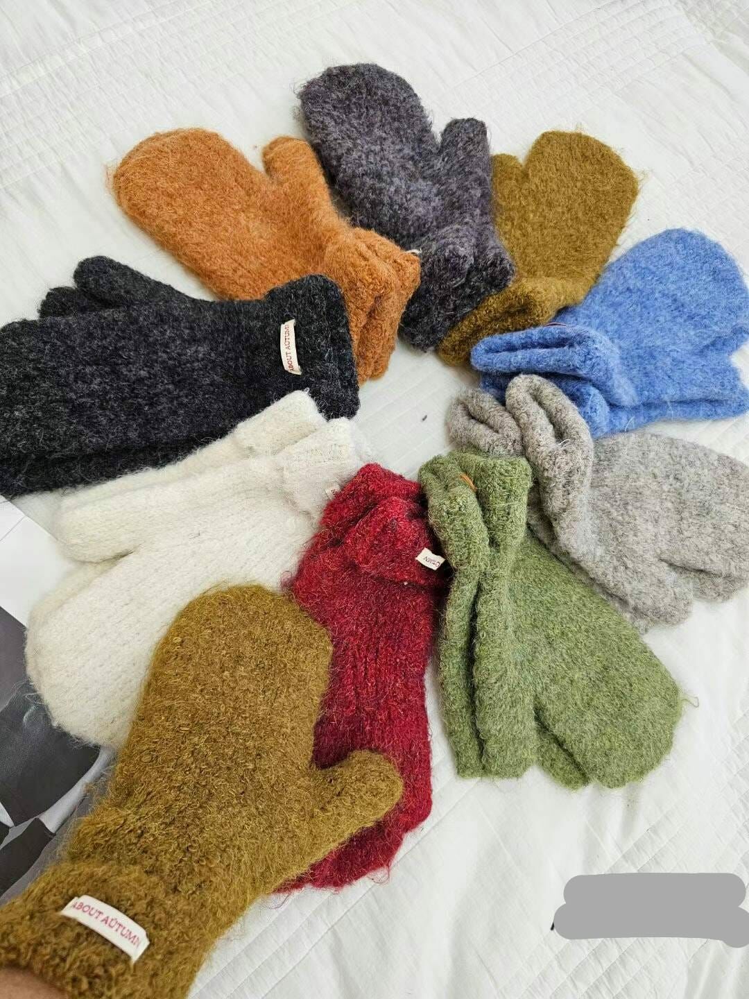 BN3201 多色毛絨絨保暖手套