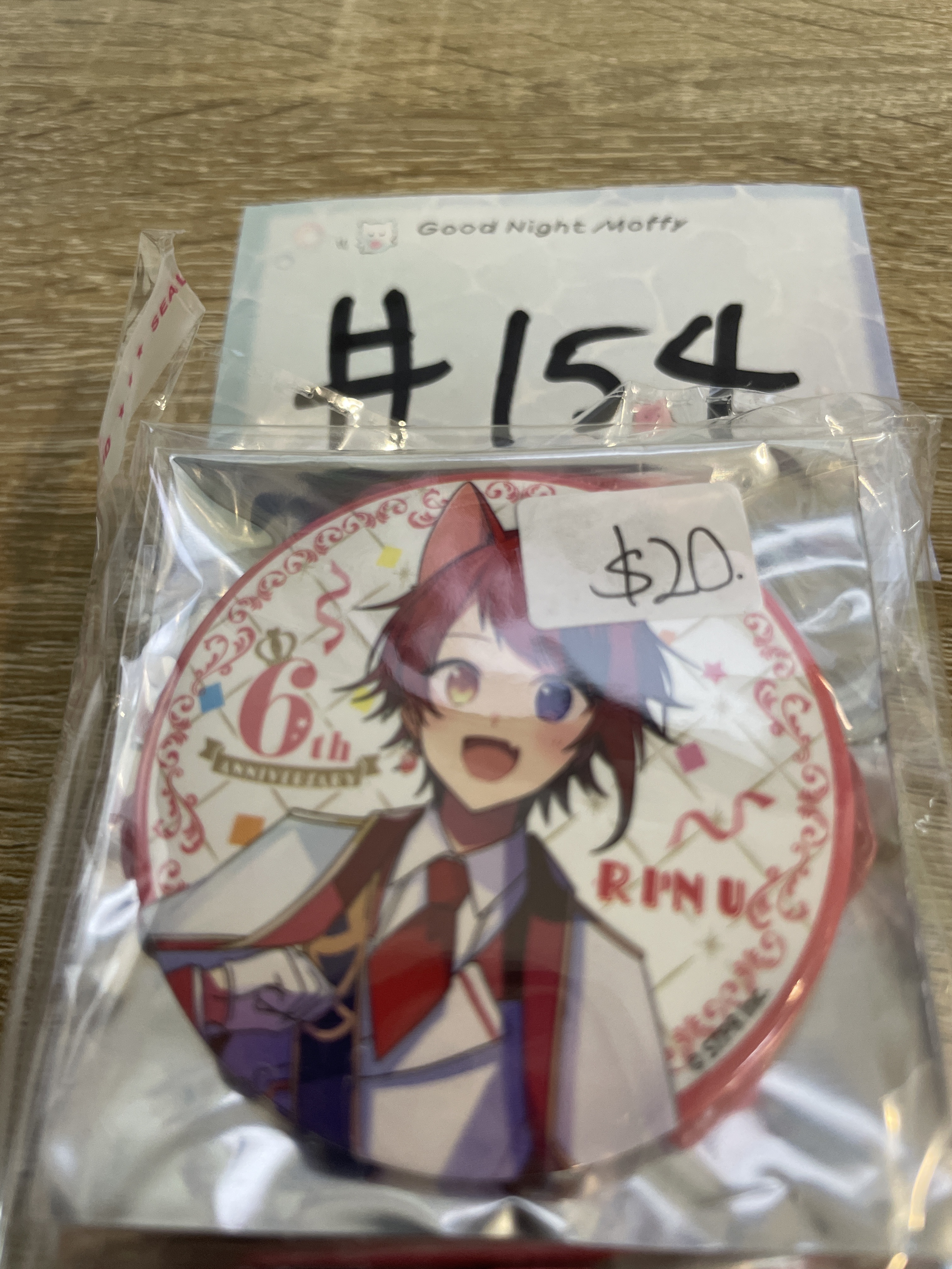 唱見 草莓王子 莉犬 襟章#154