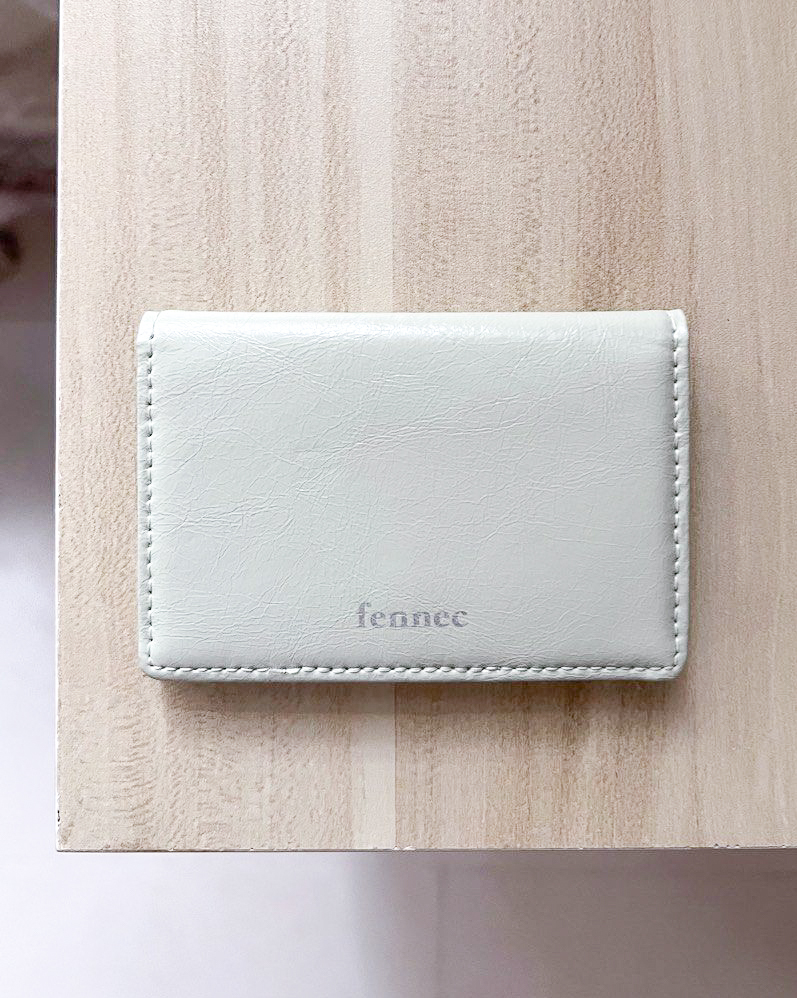 [FENNEC]★24FW★韓国人気★ROSIE CARD HOLDER ROSIE CARD HOLDER - DARK SILVER - Fennec