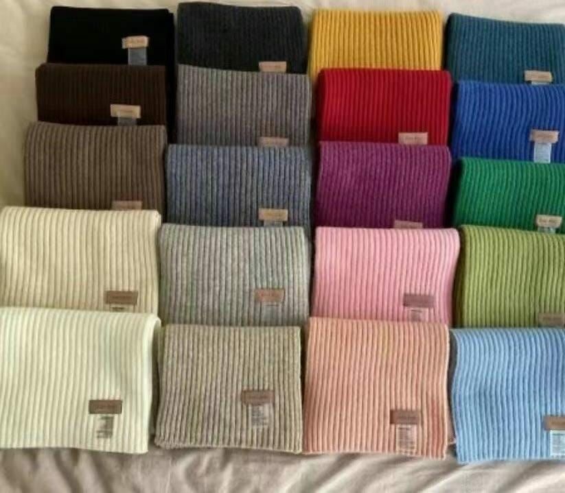 BN3206 入冬必備直紋簡約頸巾