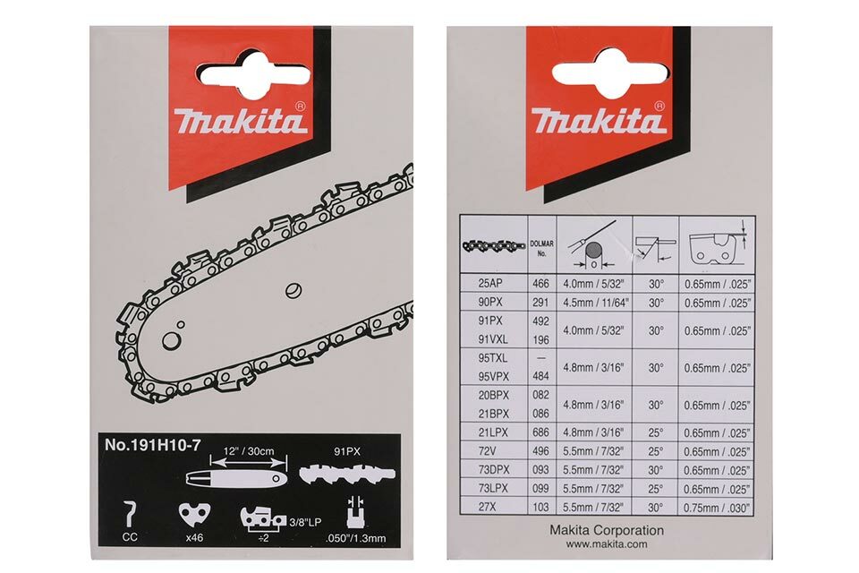 ＊中崙五金【附發票】牧田12吋(300mm) 鏈鋸鏈條 191H10-7 鍊條 46目 適用UA004、EY403MP