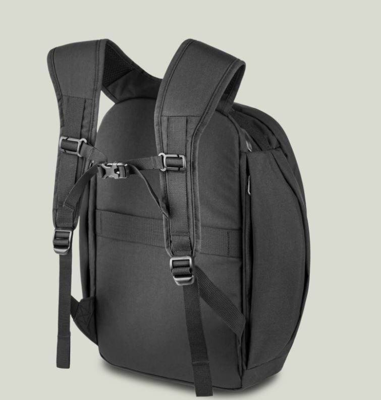 【沃坦】EasyPack 後背包 15L 卡其/黑 (有行李插桿套 可掛行李箱)