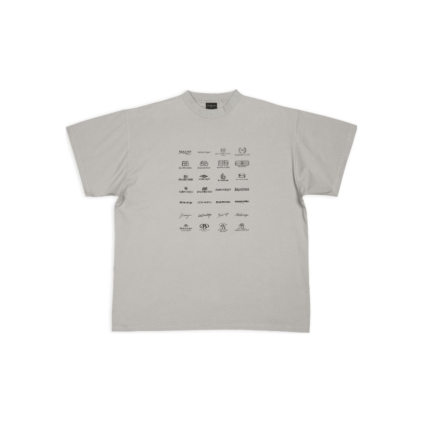 BALENCIAGA SS23 字母印花短袖T恤