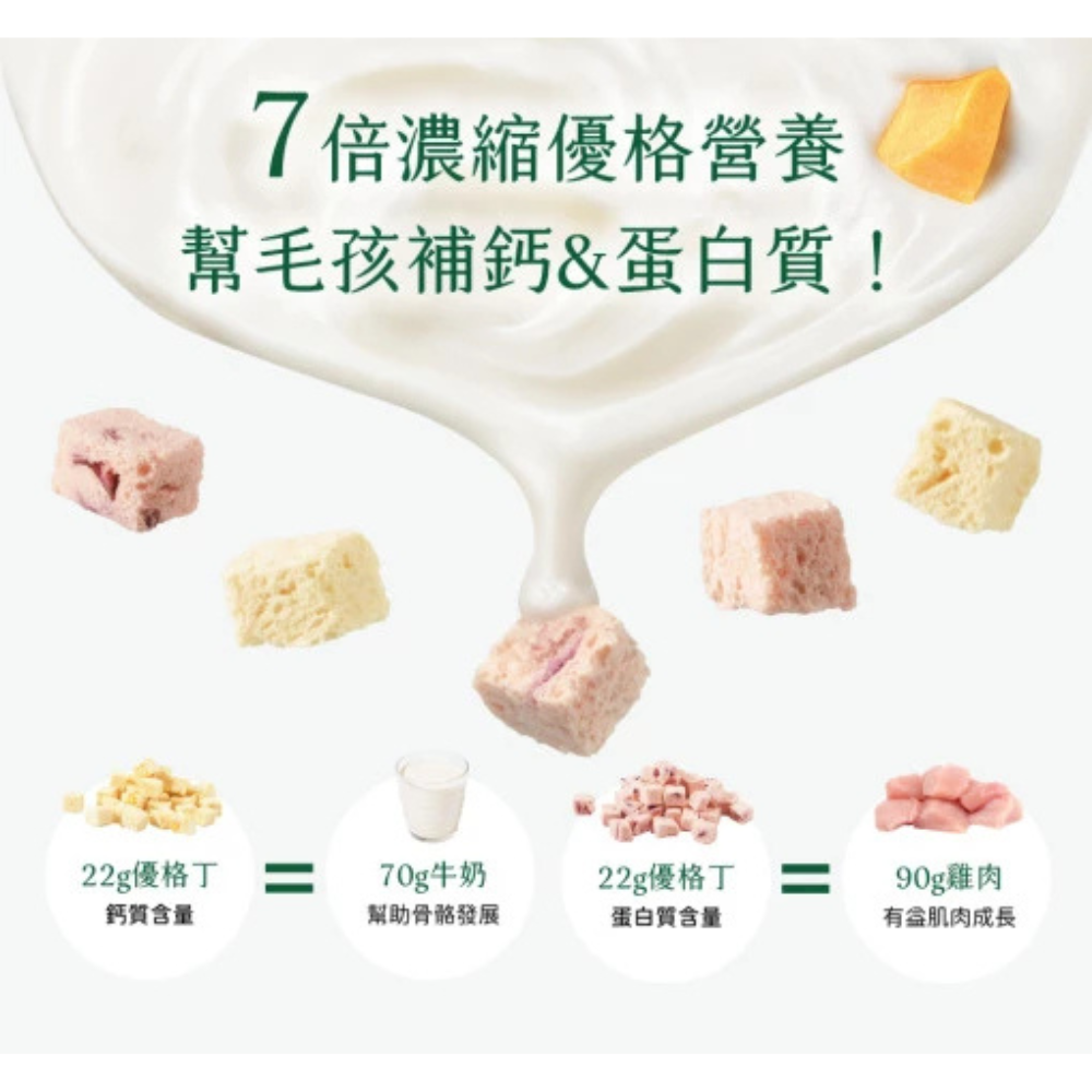 汪喵星球｜機能優格丁 汪喵星球×馬修嚴選 雞肉凍乾 貓咪優格 寵物優格