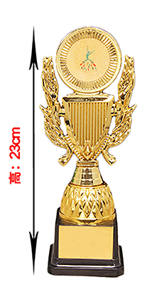 訂製金屬塑膠獎盃(盾牌款) 升級送彩色排版金貼 18726