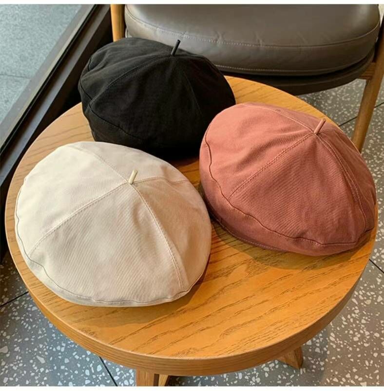 BN3221 暗紋絨面畫家帽