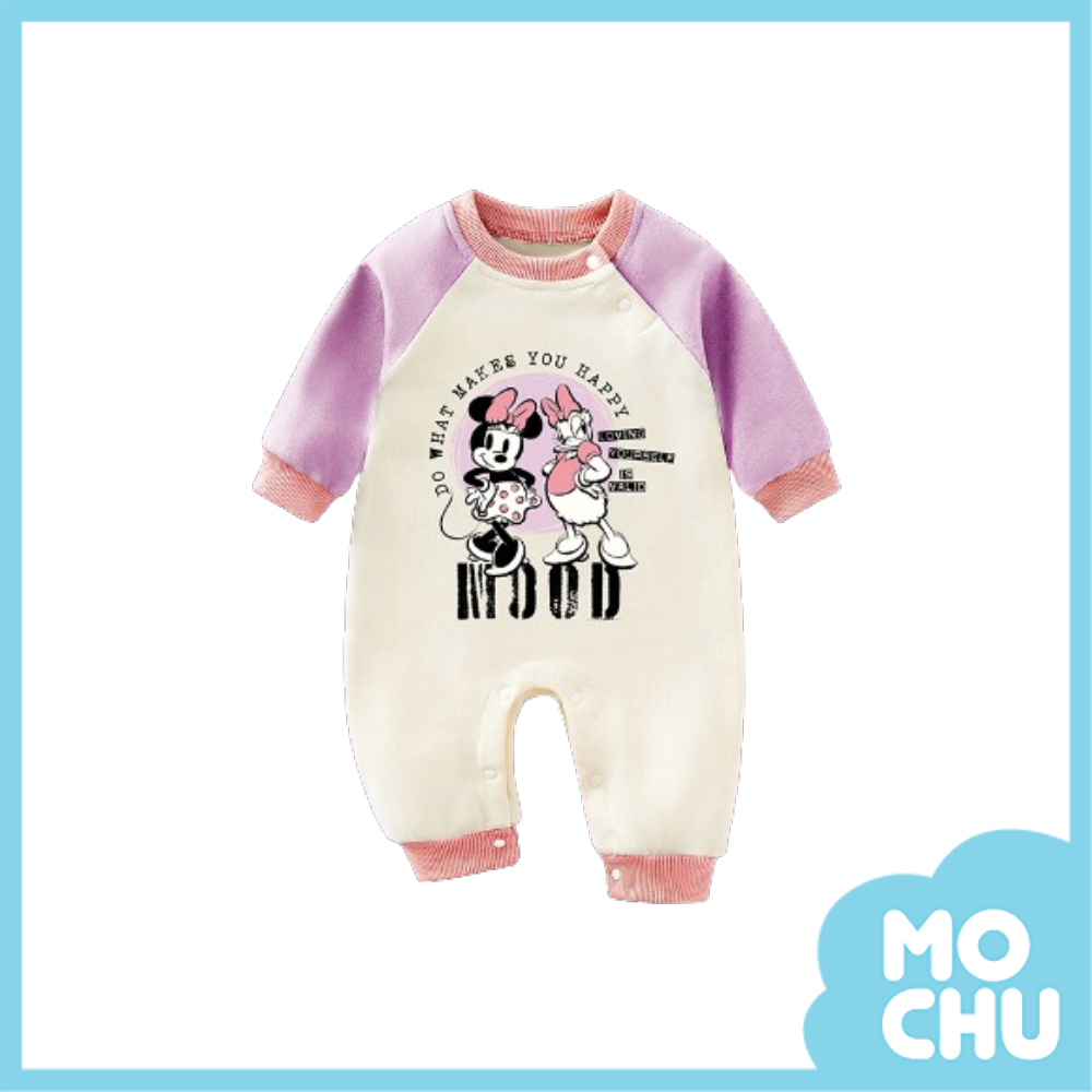 米妮黛西拼色連身衣