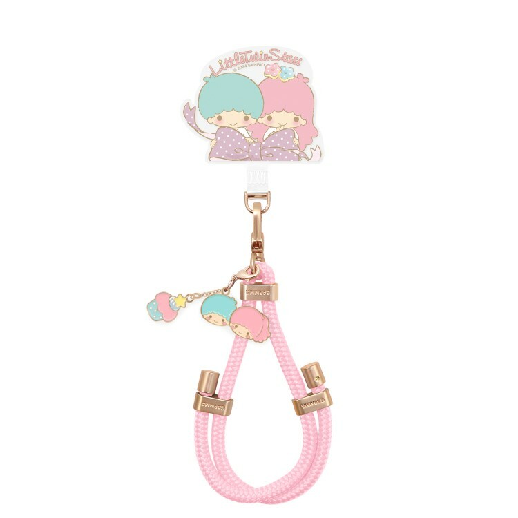 24097-TS-S Sanrio Little Twin Stars x Garmma 大面多功能智能手機環連手繩 短 #CN-GM24-TS-7RS6