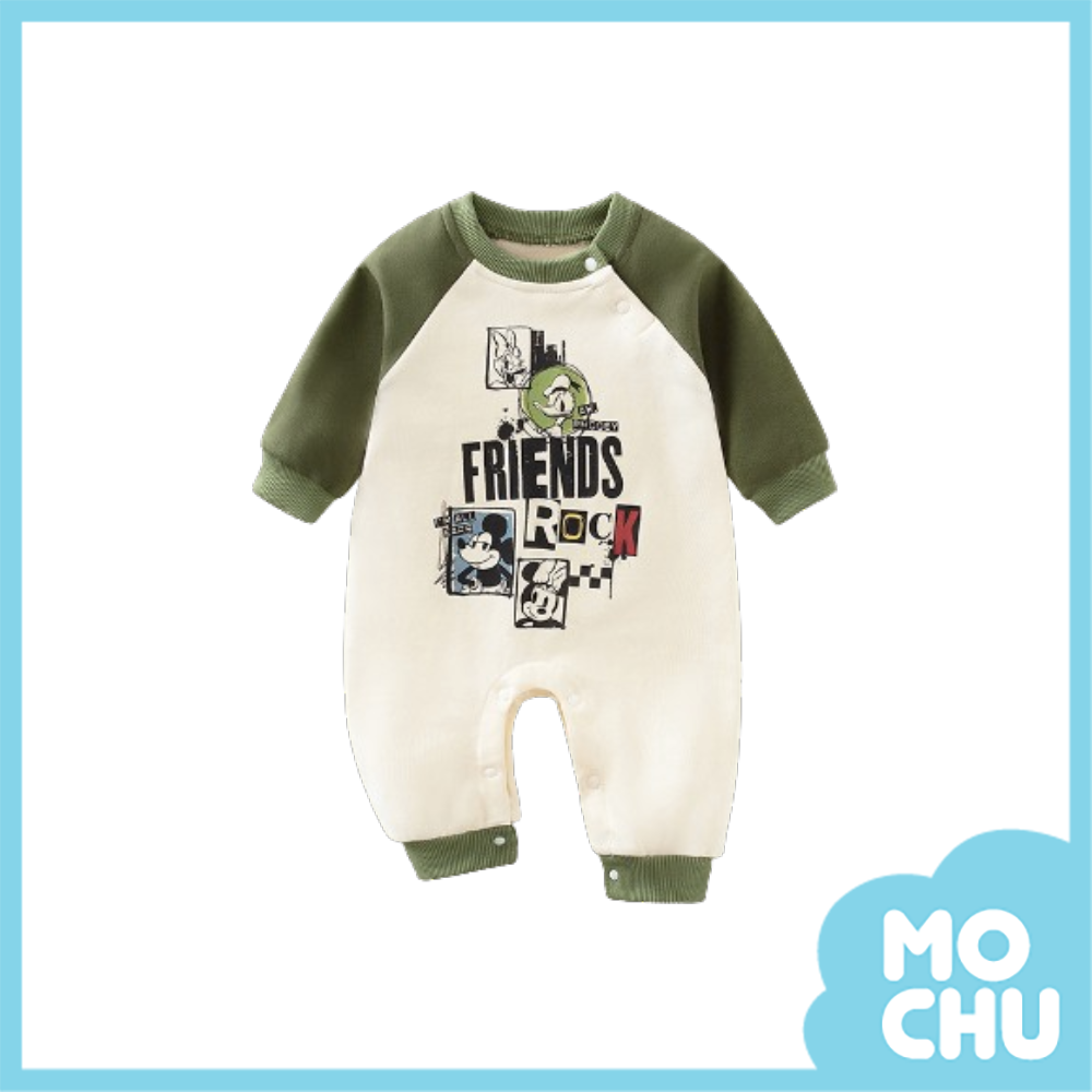 搖滾米奇拼色連身衣