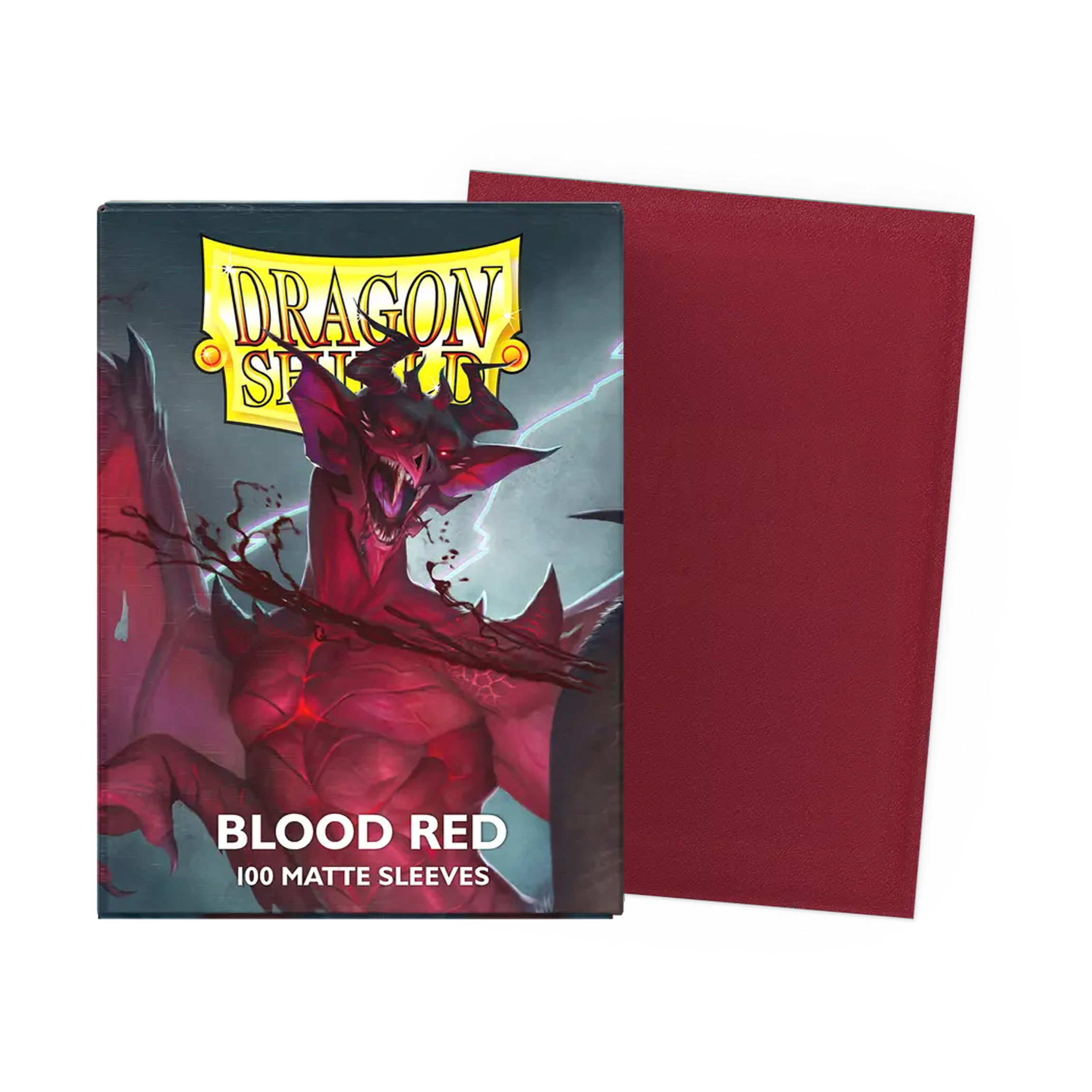 龍盾磨砂卡套: AT-11050- 背面磨砂 Matte Blood Red - 標準尺寸