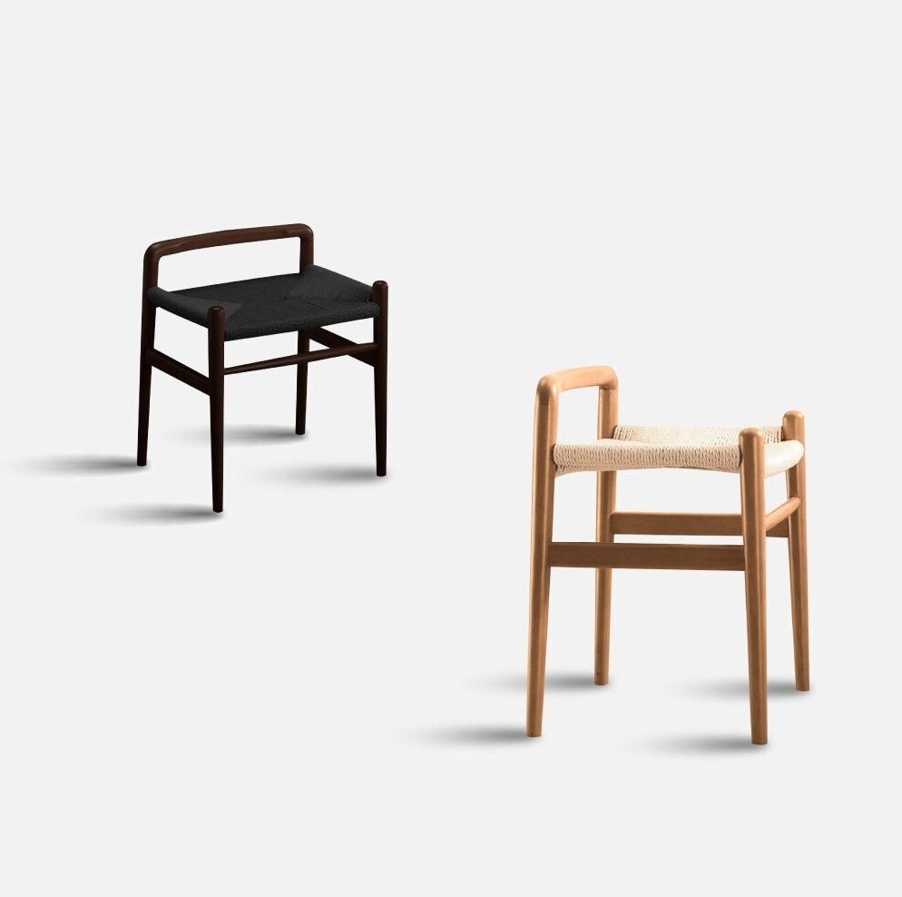 櫸木家具：好荻家居「Cajna 椅凳」