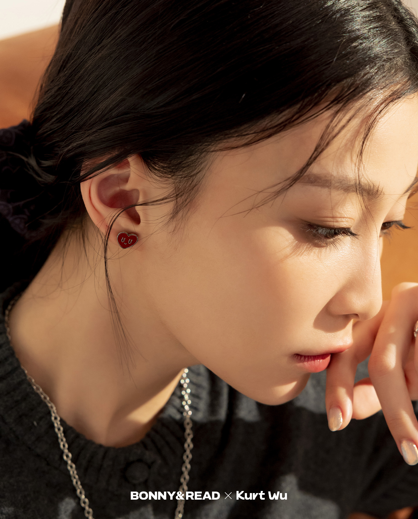 kurt聯名,kurt wu,愛心,耳環,earrings