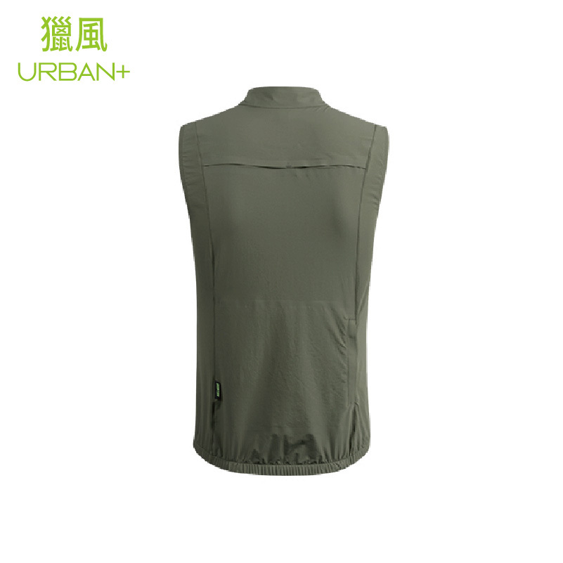 獵風幽霧綠防風背心