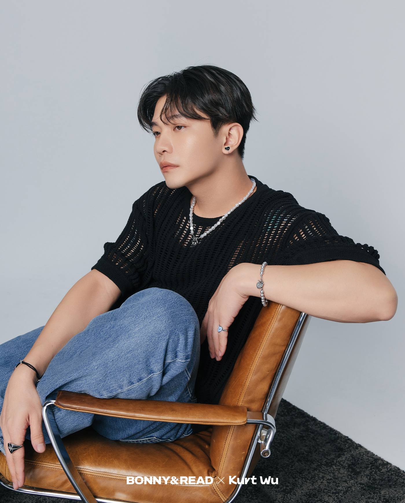 kurt聯名,kurt wu,愛心,耳夾,夾式耳環,earclip