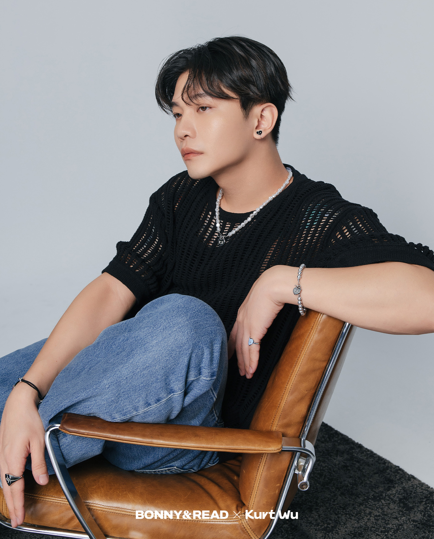 飾品,kurt聯名,kurt wu,愛心,項鍊,necklace,珍珠,pearl