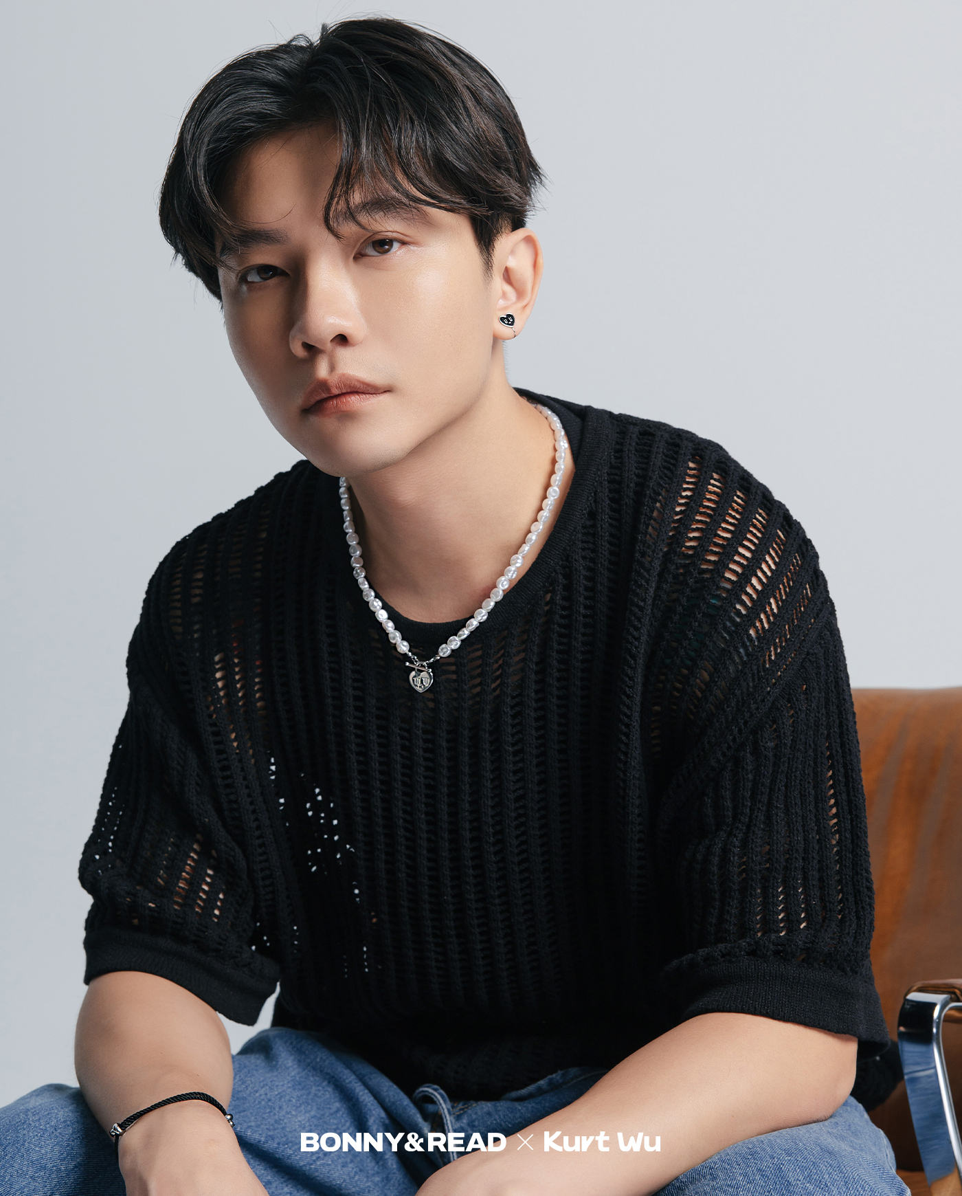 飾品,kurt聯名,kurt wu,愛心,項鍊,necklace,珍珠,pearl