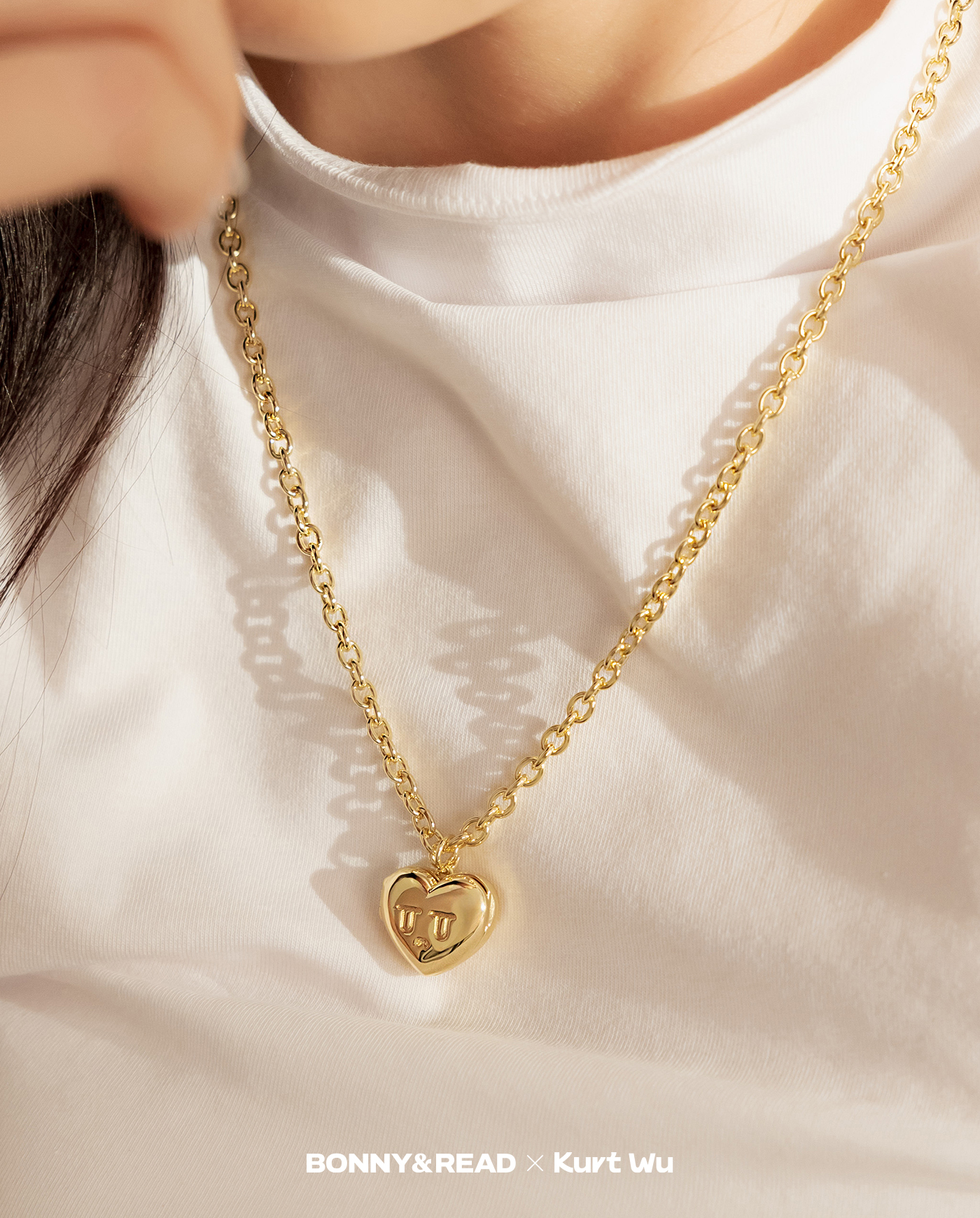 飾品,kurt聯名,kurt wu,愛心,項鍊,necklace