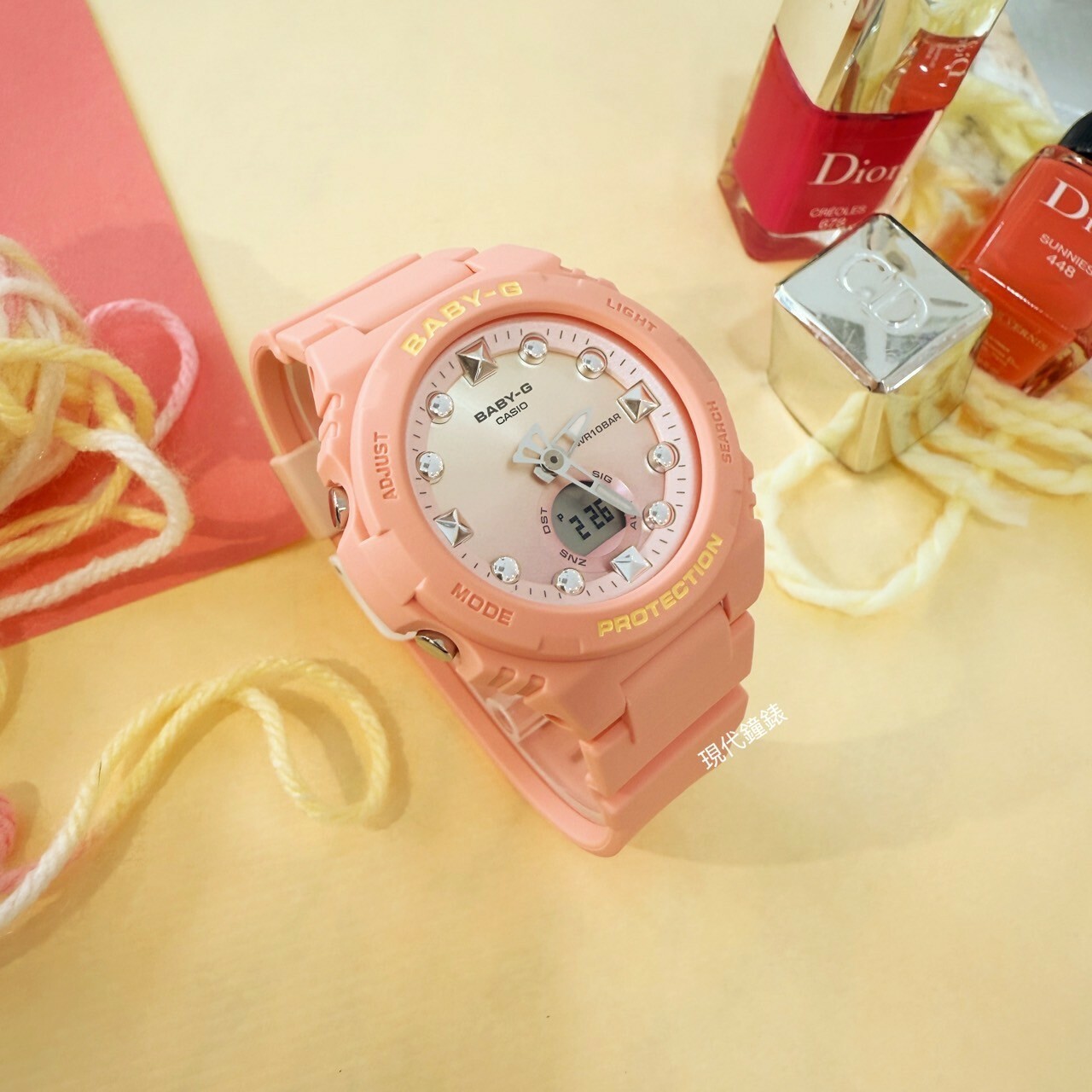 【Baby-G】漸變冬日色調指針數碼手錶BGA-320-4A1 42.4mm 現代鐘錶