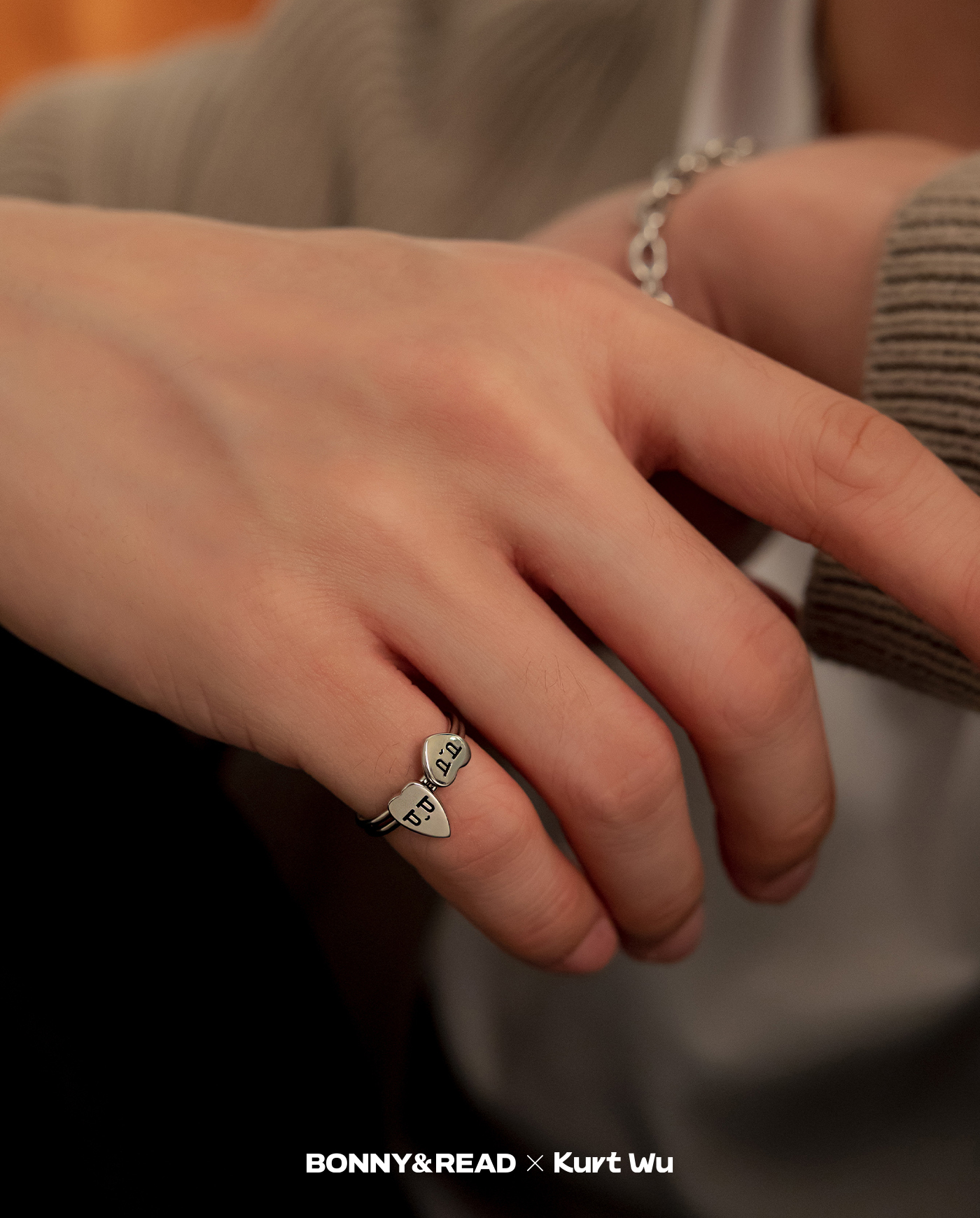 飾品,kurt聯名,kurt wu,愛心,戒指,rings,戒指組