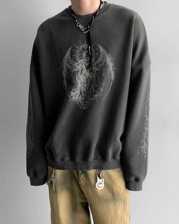 洗水圖案衛衣 VENTIQUE-016T