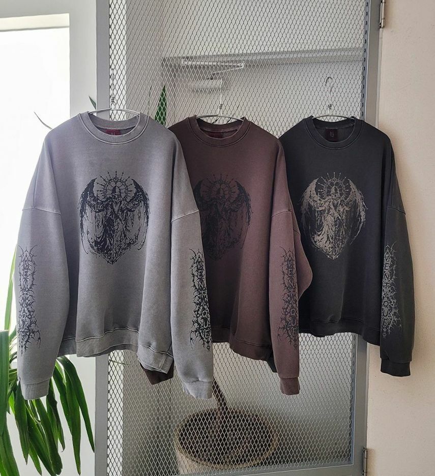 洗水圖案衛衣 VENTIQUE-016T