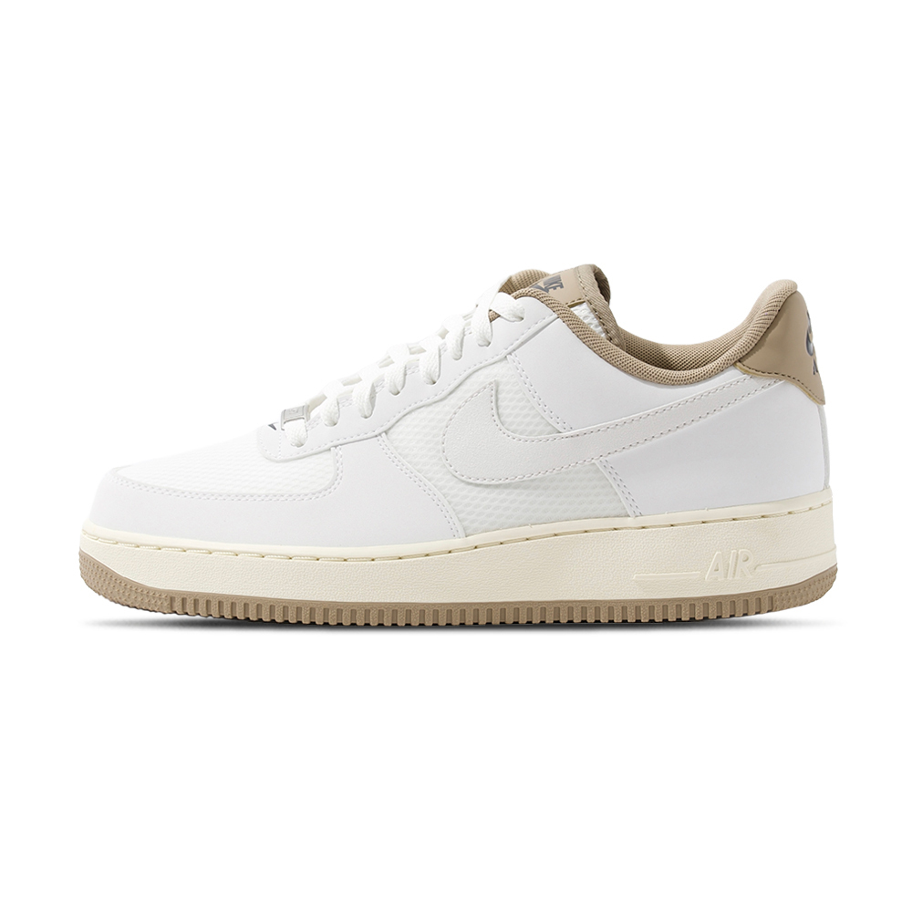 Nike Air Force 1'07 LVB 男 白卡其 復古 網布 美拉德 AF1 休閒鞋 FZ5225-100