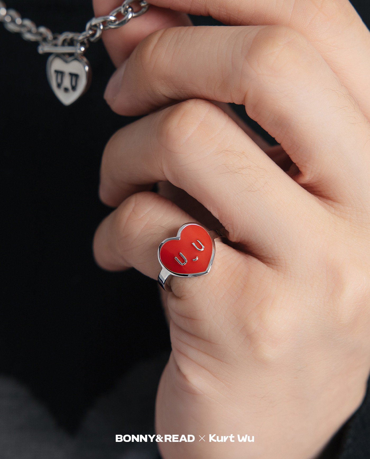 kurt聯名,kurt wu,愛心,戒指,rings