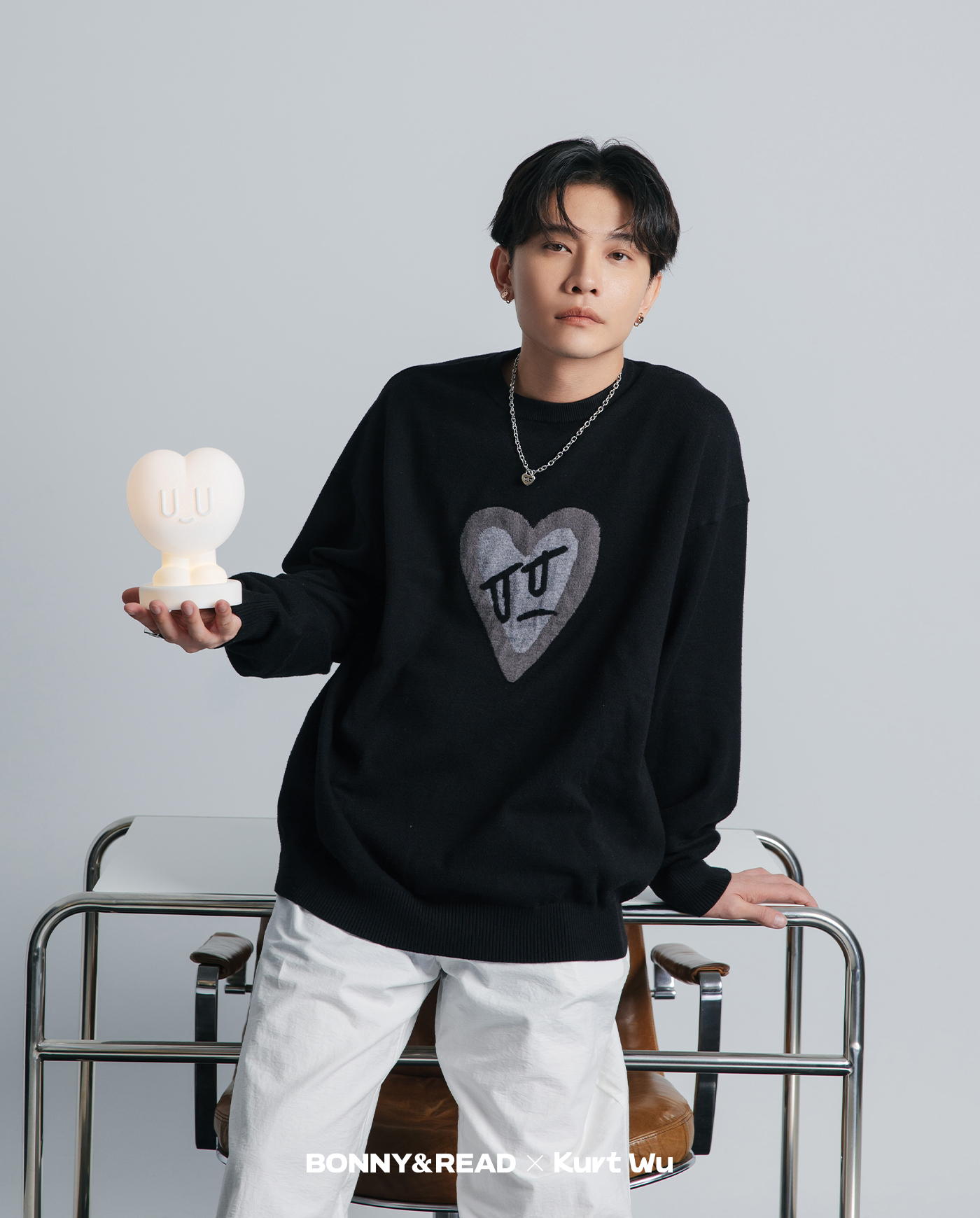 kurt聯名,kurt wu,小夜燈,厭世愛心,拍拍燈