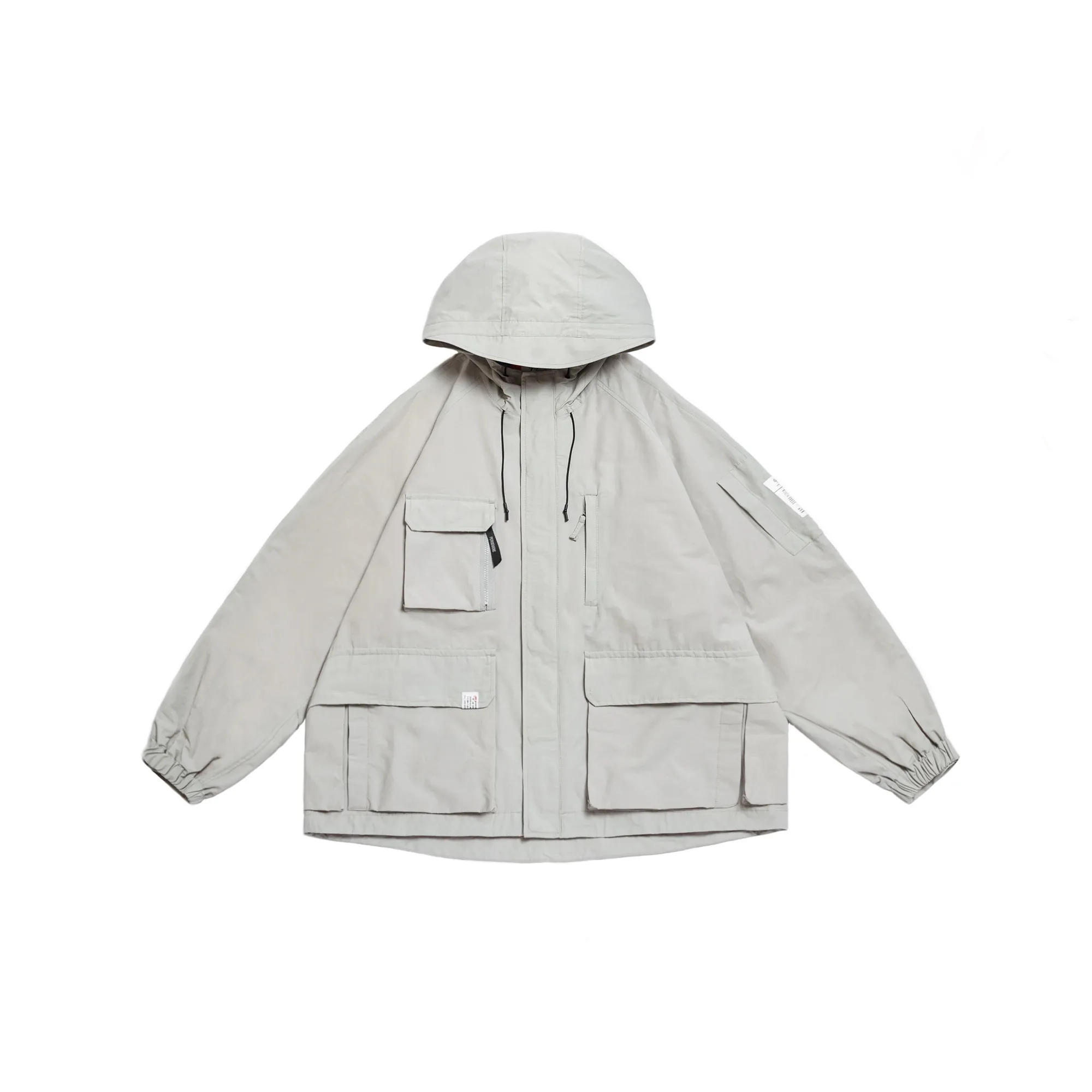PERSEVERE WATER-REPELLENT MULTI-POCKET UTILITY JACKET - OFF-WHITE