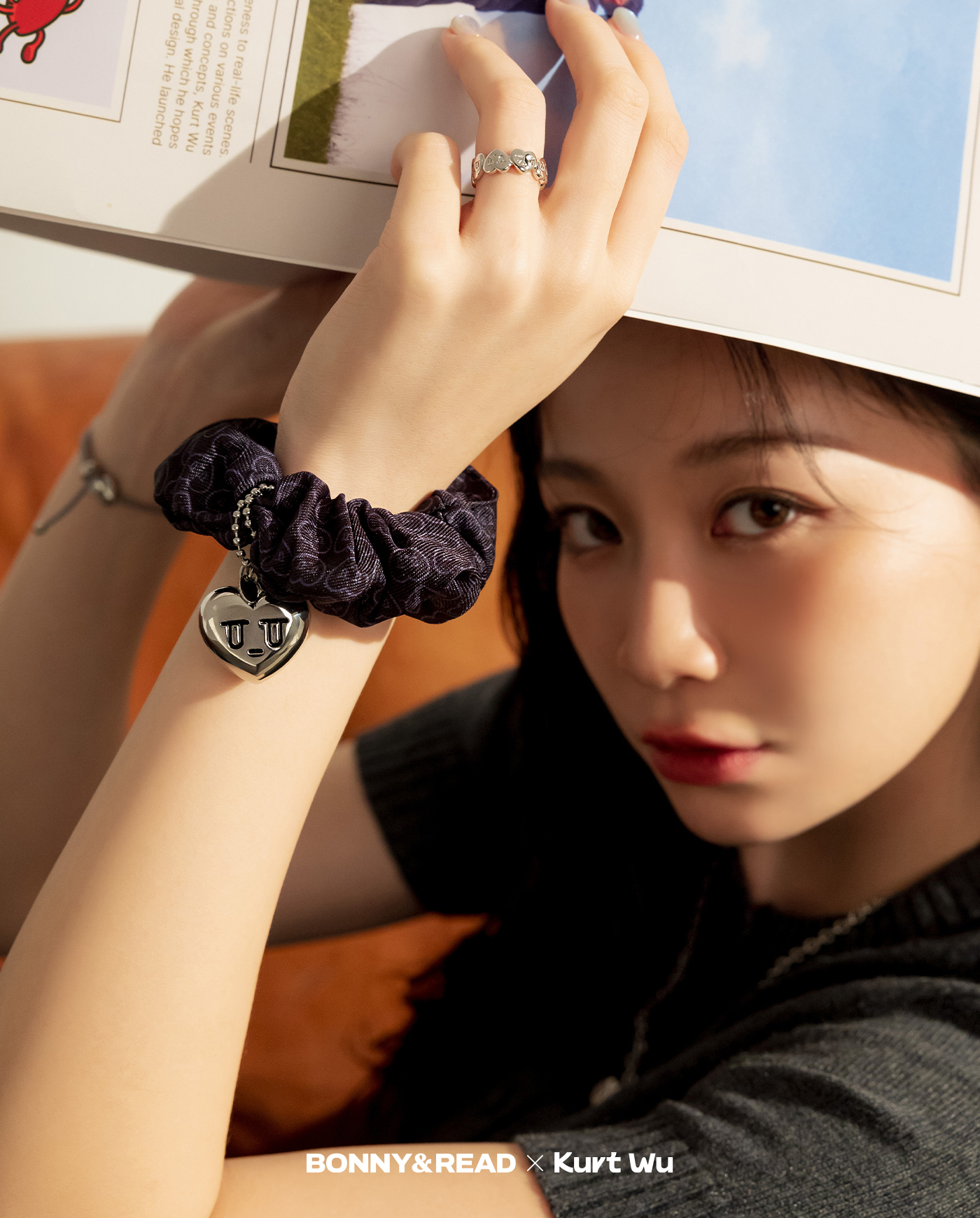 飾品,kurt聯名,kurt wu,愛心,髮圈,,hairtie,吊飾