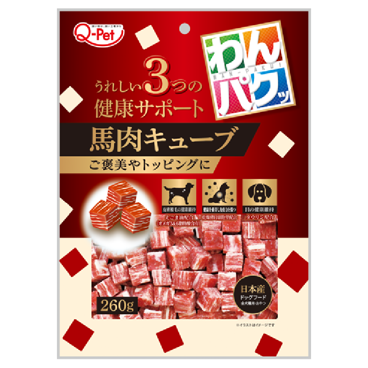 KPF|馬肉角切260g (KPF-1075)