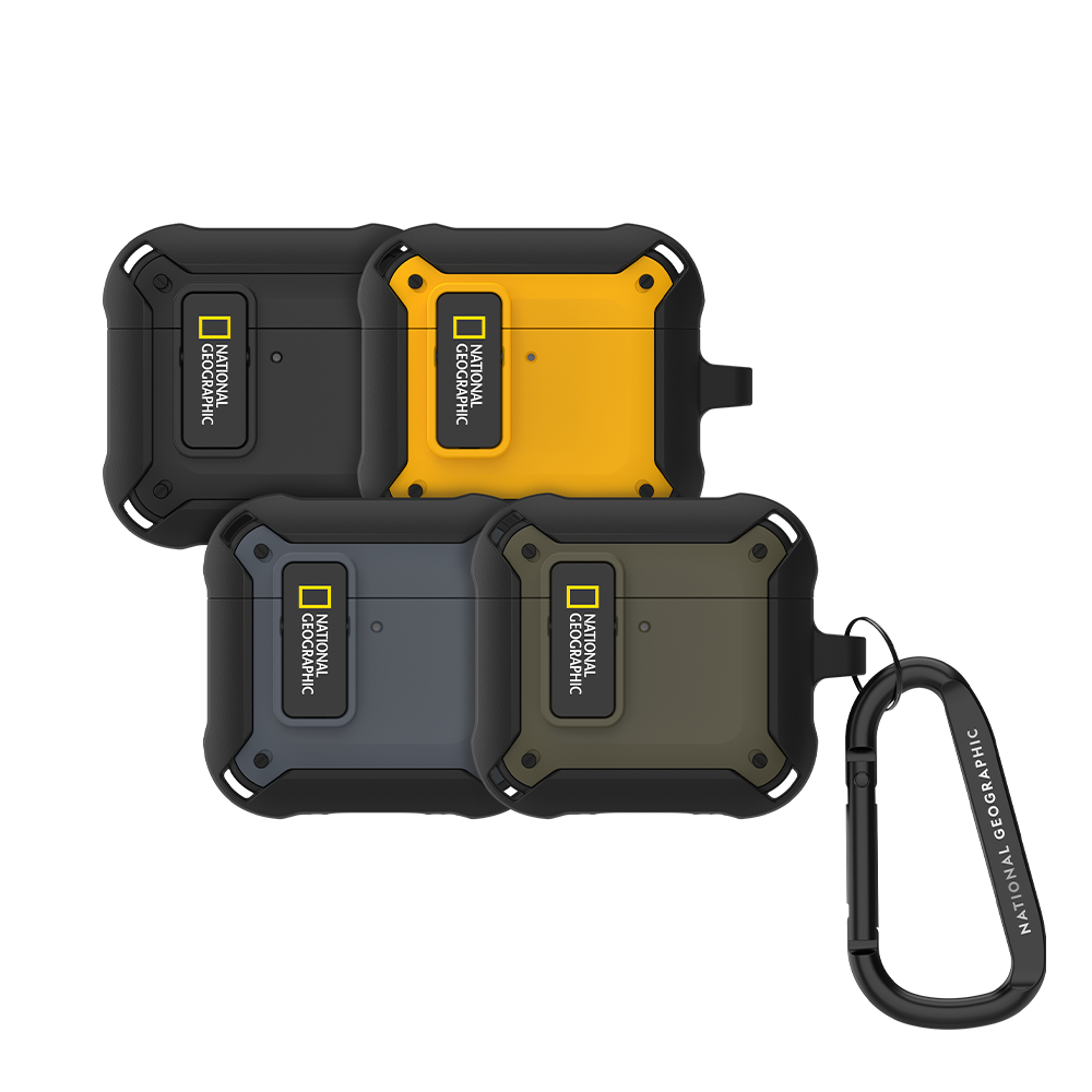 NatGeo｜國家地理 RuggedBumper AirPods 系列 卡扣式耳機保護殼