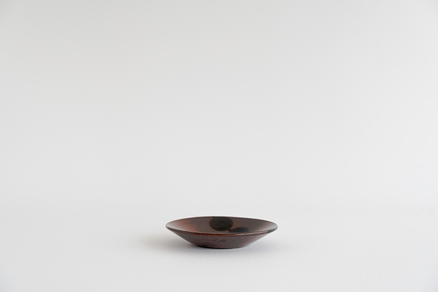 村上雄一-糰子皿 棕