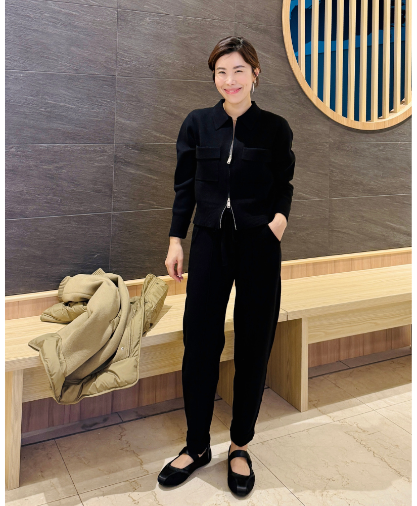 [現貨] Neva 簡約針織套裝外套 [ 3色 / Free ]