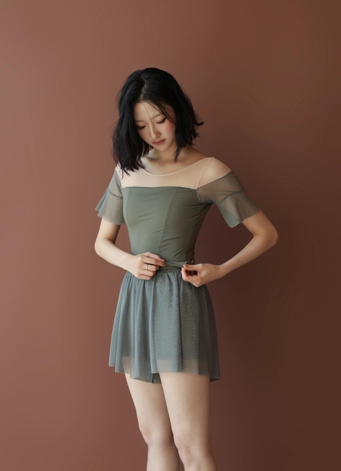 韓國iiLaire 【IL - Lilly 蝴蝶袖舞衣】可放胸墊