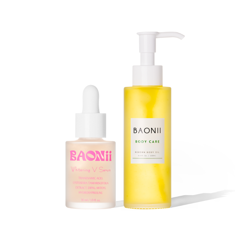 BAONii｜Moisturizing & Whitening Care Set｜ボディ潤白修護ケアセット