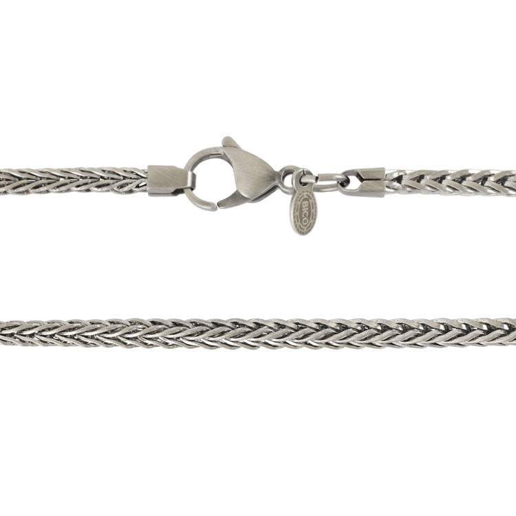 Bico鍊子，男士鍊子 4mm四面蕭邦鍊；展現細膩的立體感與線條美感（3917）