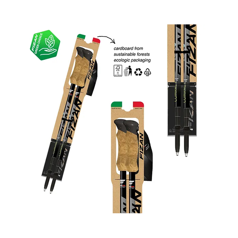 FIZAN Compact 4 Grey Trekking 行山杖(一支)